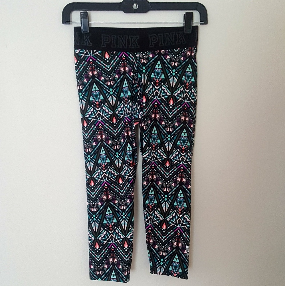 Victoria's Secret PINK Ultimate Geo Capri Leggings - Picture 2 of 5